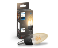 Philips Hue White Inteligentna Żarówka Filament C37 E14 - 678458 - zdjęcie 1